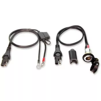 Tecmate OptiMate™ DIN Socket - w/ Battery Lead/Panel Mount
