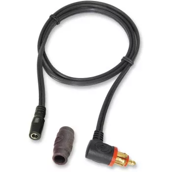 Tecmate OptiMate™ Power Adapter - 90° DIN to 2.5 mm Barrel