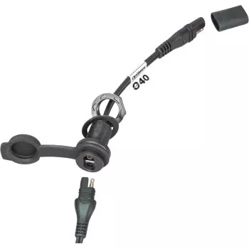 Tecmate OptiMate™ SAE Panel Mount Socket O-40 - Short