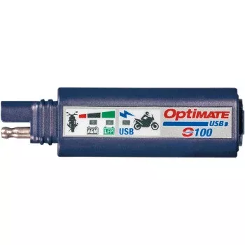 Tecmate OptiMate™ Single USB Charger - 2 Pin Connector - LED