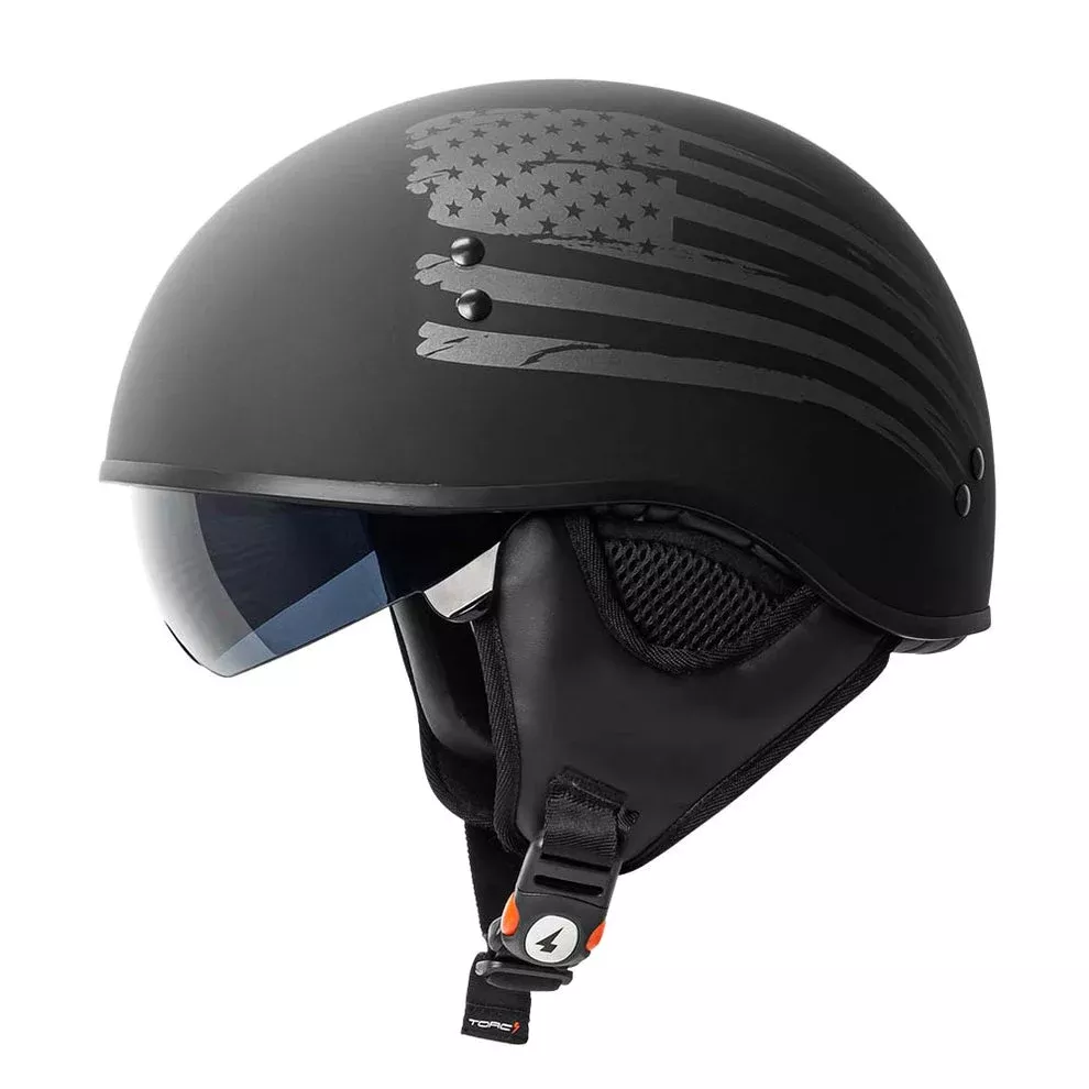 TORC Sundowner Flag Half Shell Helmet