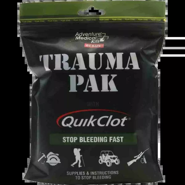 Trauma Pak First Aid Kit with QuikClot