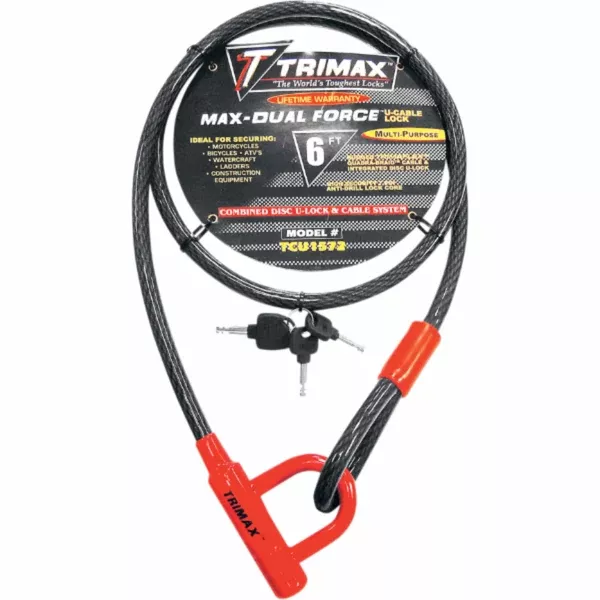 Trimax 72" Trimaflex U-Lock and Cable Locks