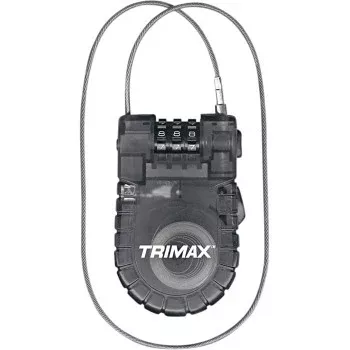 Trimax Retractable Cable Combination Lock 36"