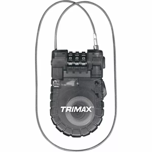 Trimax Retractable Cable Combination Locks