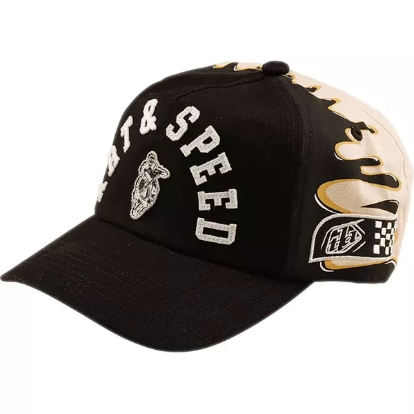Troy Lee Designs Finish Line Unstructured Curved Men's Snapback Adjustable Hats