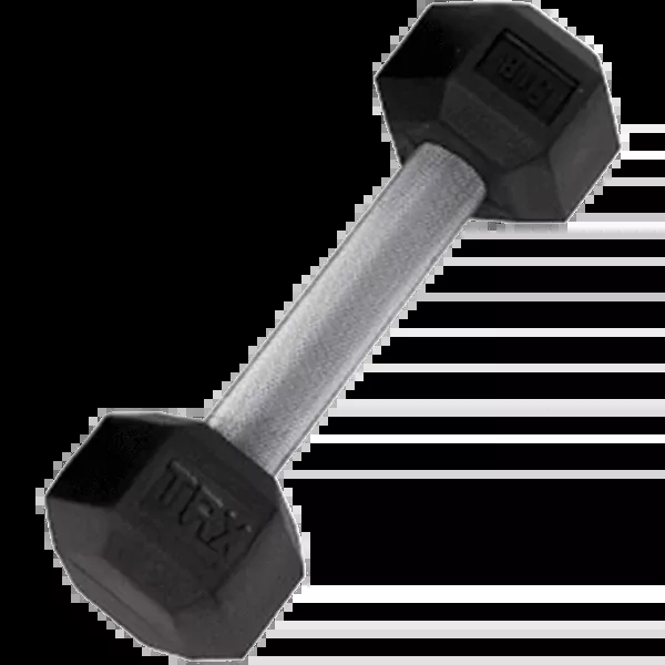 TRX Hex Rubber Dumbbell