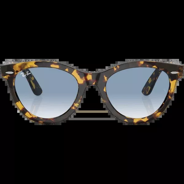Wayfarer Way - Polished Yellow Havana/Clear & Blue