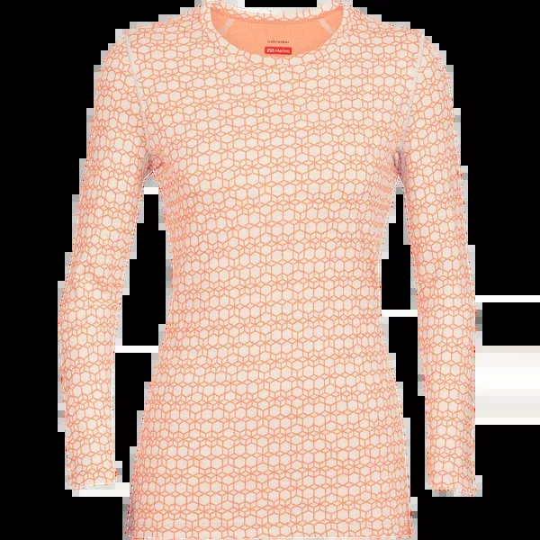 Women's 250 Vertex Long Sleeve Crewe Alpine Geo