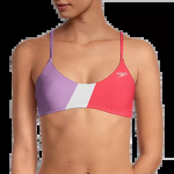 Women's Color Block Tie Back Top