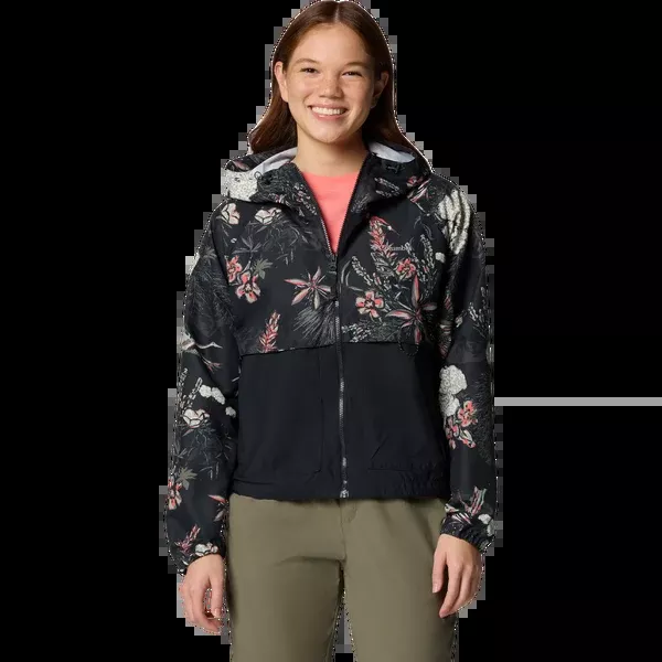 Women's Spire Valley Printed Windbreaker