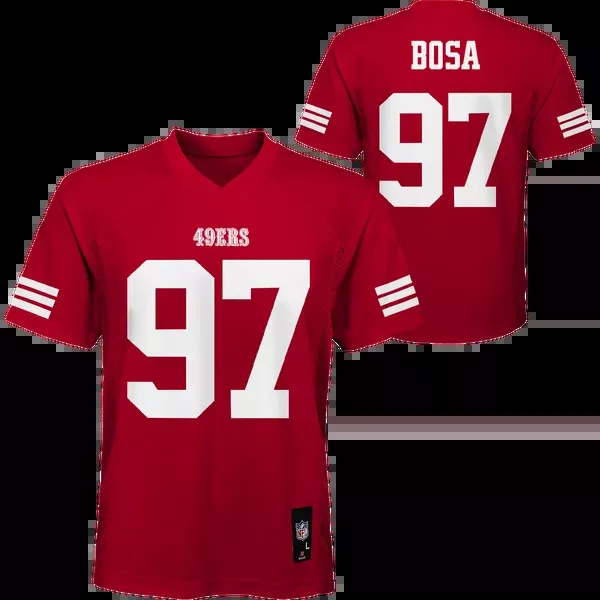 Youth 49ers Mid-Tier Jersey - Bosa