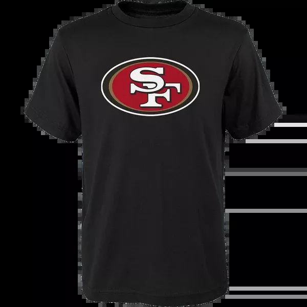 Youth 49ers Primary Logo Short Sleeve Cotton Tee
