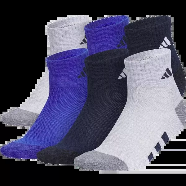 Youth Adidas Cushion Mixed 6-Pack Quarter