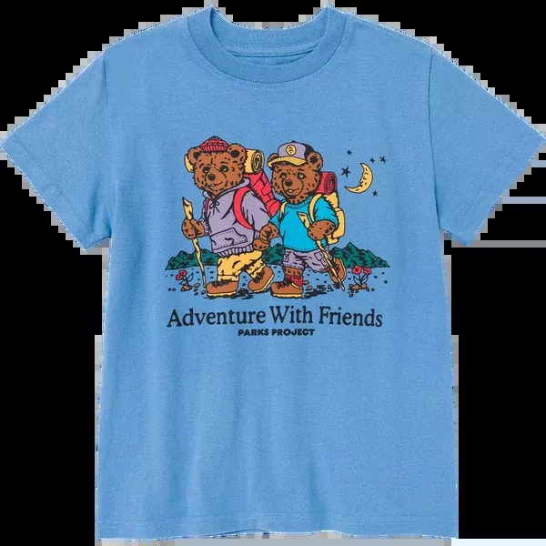 Youth Adventure With Friends Bear Tee