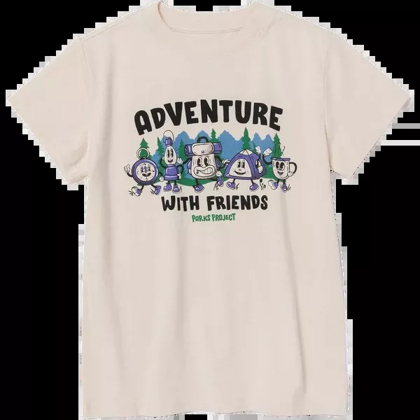 Youth Adventure With Friends Camp Tee