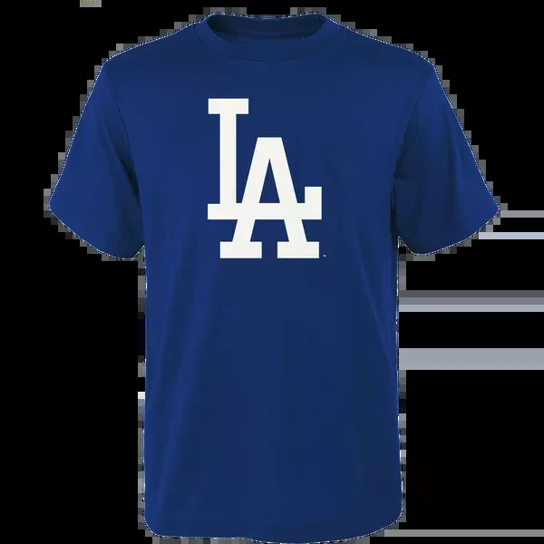 Youth Dodgers Primary Logo Short Sleeve Tee