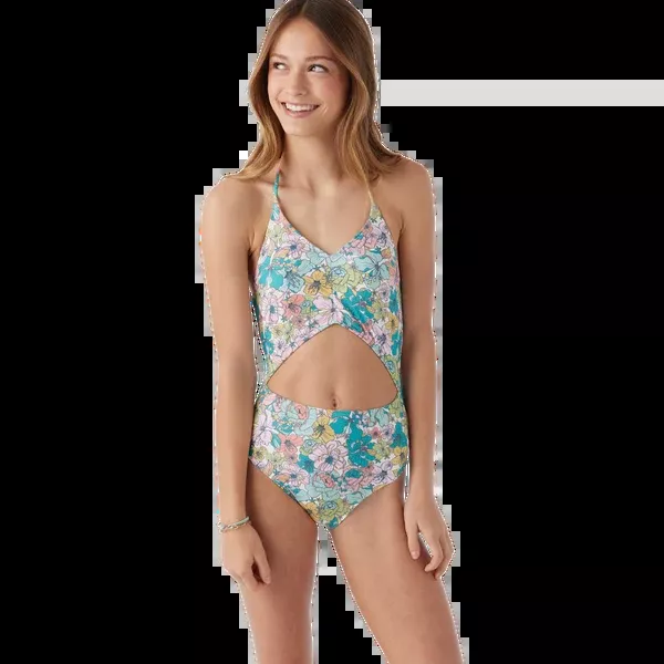 Youth Janis Floral Cinched One Piece