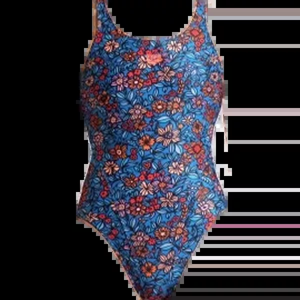 Youth Micro Floral Tech Back One Piece