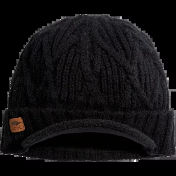 The Yukon Cable Knit Wool Brim Beanie
