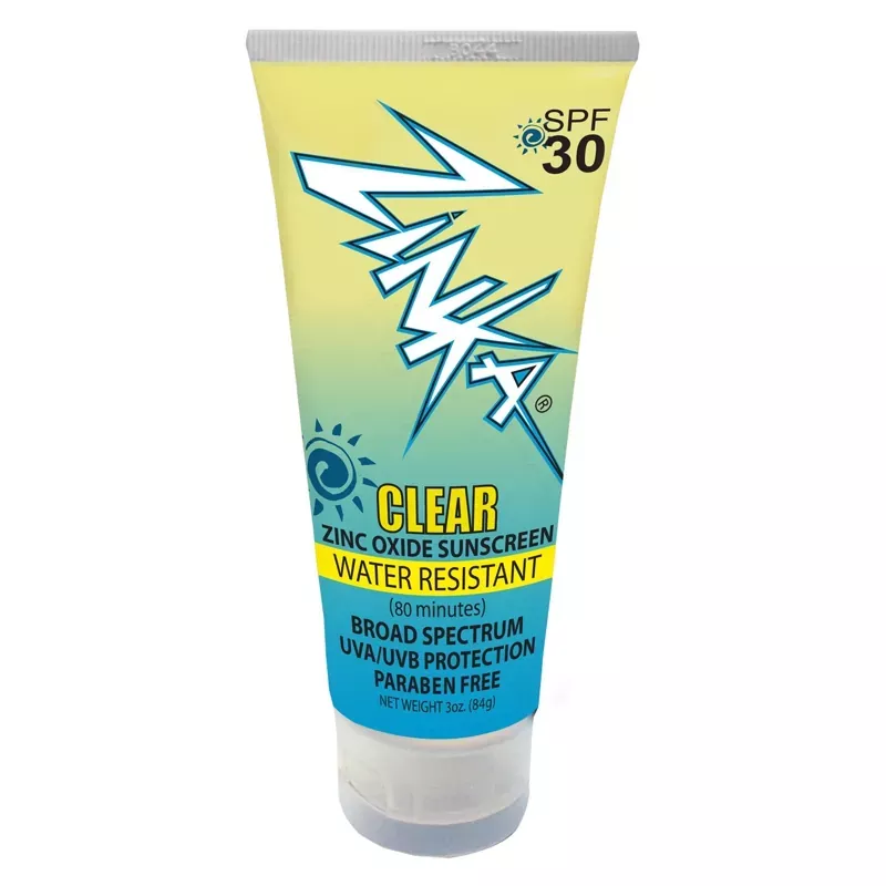 Zinka Sunscreen Clear SPF 30 Zinc Oxide Sunscreen